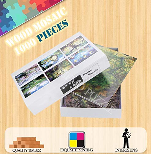 5Tdfc Puzzle 1000 Piezas Madera Adulto Tablero de la Mesa de los Siete pecados Capitales Juguetes educativos para niños, Regalos para Juegos de Bricolaje