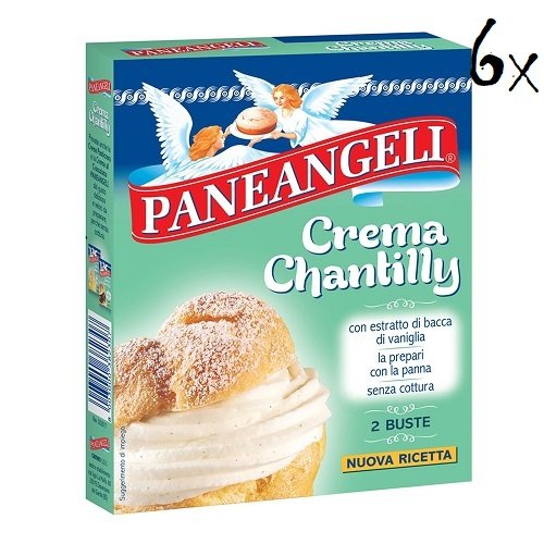 6 x panea ngeli Crema Chantilly Crema Chantilly de crema mezcla tartas 2 x 40 g