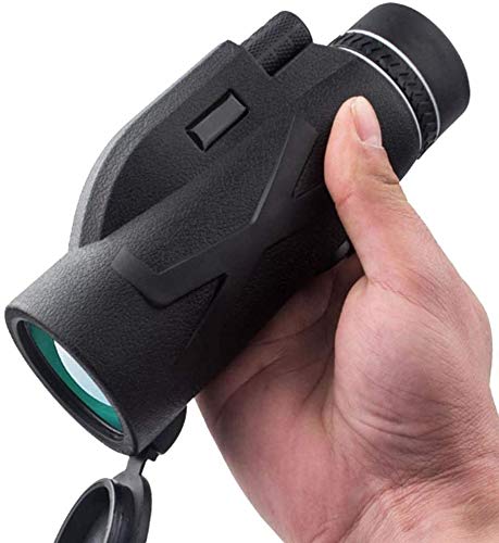 80x100 alta definición telescopio monocular con aleación de aluminio telescópica Grupo variación 18MM ocular de visión nocturna monocular a prueba de agua for la observación de aves de excursión que a