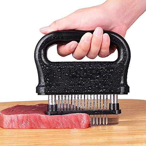 Ablandador De Carne Herramienta De Acero Inoxidable De 48 Cuchillas Para Carne De Res Tierna Carne De Res Turca Pollo Filete Cerdo Juego De Cocina