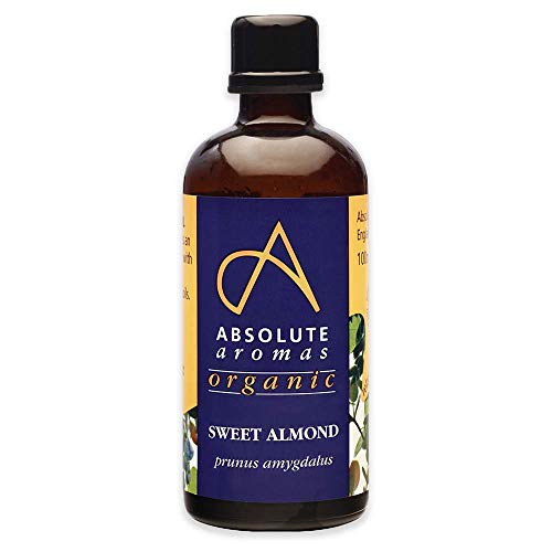 Absolute Aromas Aceite de Almendras Dulces BIO - 100% Puro, Natural, Orgánico y Vegano (1L) (100ml)