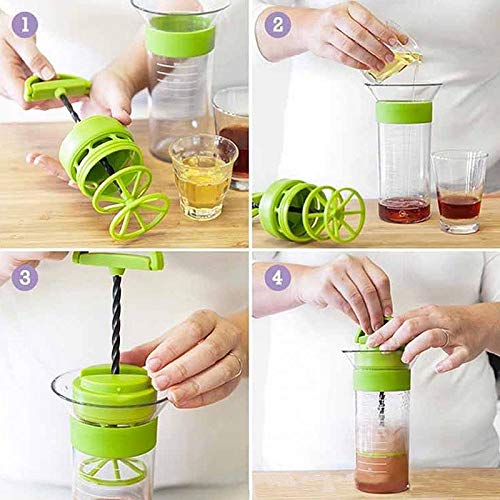 ACAMPTAR Mezclador Universal De Salsas Batidor Espumador Salsas Aderezo Mezclador De Condimento Líquido Aderezo Salsa Gadget De Claras De Huevo De Crema