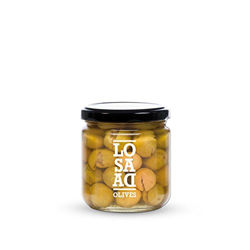 Aceitunas Losada - Aceituna Aloreña 345 g - Caja de: 8 unidades