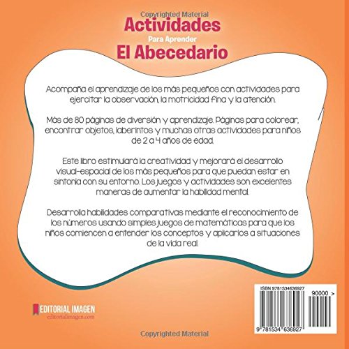 Actividades Para Aprender El Abecedario: Juegos y Actividades para niños de entre 2 a 4 años de edad