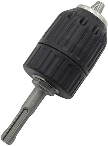 Adaptador de portabrocas sin llave de 2-13 mm, adaptador de rosca 1/2 "-20UNF, mango SDS-Plus, mango hexagonal de 1/4" conector hembra cuadrado de manga de 1/2 "(JT-13A)