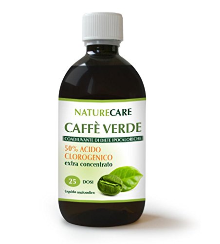 ¡ADELGAZA DE FORMA NATURAL CON EL CAFÉ VERDE! SÚPER OFERTA EN CAFÉ VERDE NatureCare 500 ml, extracto líquido sin alcohol ultraconcentrado para una mayor eficacia. 100 % natural y registrado ante el Ministerio de Salud italiano.