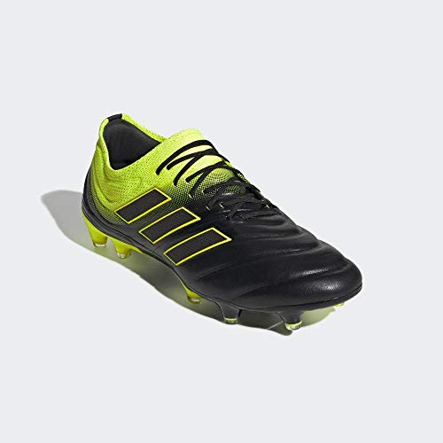 adidas Copa 19.1 FG, Zapatillas de Fútbol para Hombre, Negro (Core Black/Solar Yellow/Core Black Core Black/Solar Yellow/Core Black), 42 2/3 EU