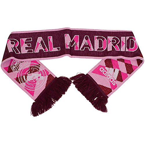 adidas Real 3RD Scarf - Bufanda Unisex, Color Rojo/Rosa/Blanco, Talla OSFM