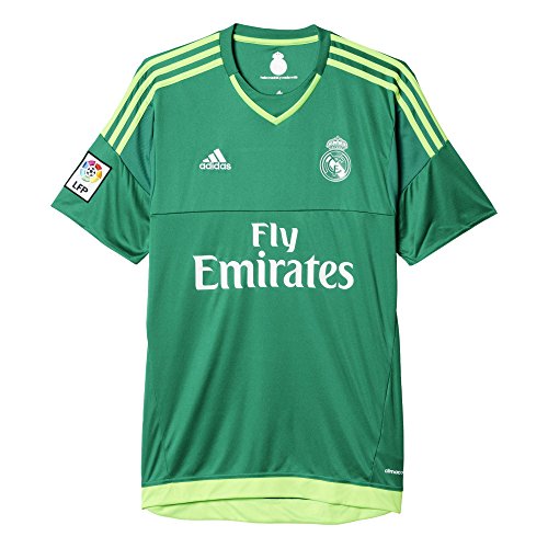 adidas Real Madrid Away Goalkeeper Camiseta, Hombre, Multicolor (Bold Green/Solar Green), L