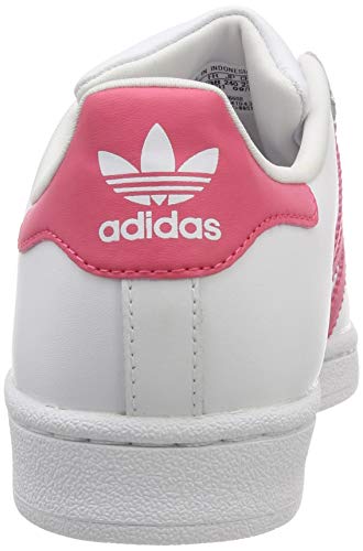 Adidas Superstar J, Zapatillas de Gimnasia Unisex Adulto, Blanco (FTWR White/Clear Pink/Clear Pink FTWR White/Clear Pink/Clear Pink), 36 EU