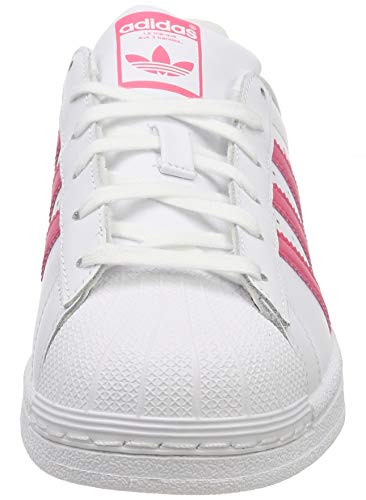 Adidas Superstar J, Zapatillas de Gimnasia Unisex Adulto, Blanco (FTWR White/Clear Pink/Clear Pink FTWR White/Clear Pink/Clear Pink), 36 EU