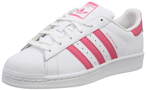 Adidas Superstar J, Zapatillas de Gimnasia Unisex Adulto, Blanco (FTWR White/Clear Pink/Clear Pink FTWR White/Clear Pink/Clear Pink), 36 EU