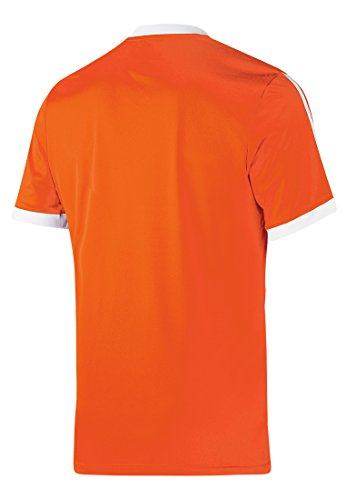 adidas Tabe 14 JSY - Camiseta para hombre, color naranja / blanco, talla XL