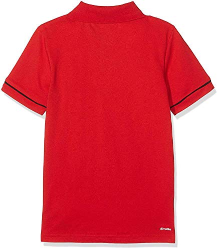 adidas Tiro 17 Cotton Polo Youth, niños, Rojo (Escarl/Negro/Blanco), 116