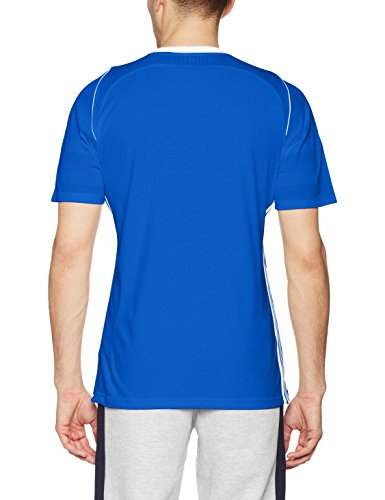 adidas Tiro 17 JSY Camiseta de Manga Corta, Hombre, Azul (Azufue/Blanco), L