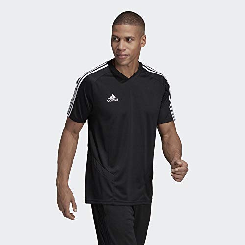 adidas Tiro 19 Camiseta Entrenamiento, Hombre, Negro (Black/White), S