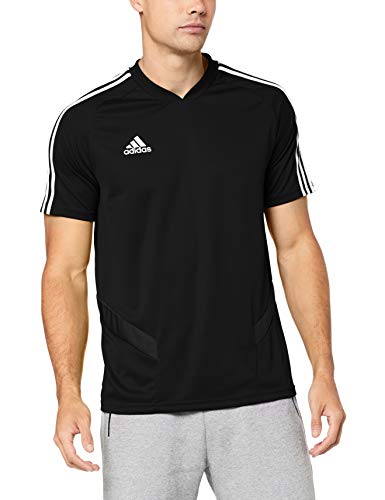 adidas Tiro 19 Camiseta Entrenamiento, Hombre, Negro (Black/White), S