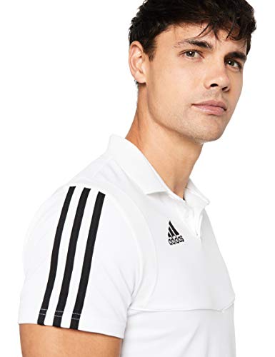 adidas Tiro 19 Polo, Hombre, Blanco (White/Black), S