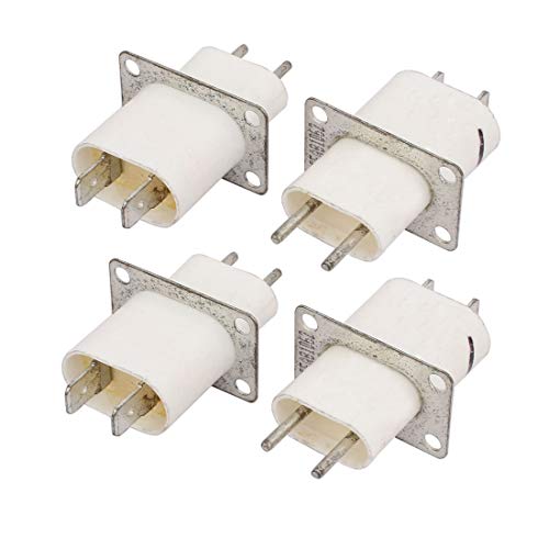 Aexit Enchufes de terminales de filamento de filamento de magnetrón magnetrón para el (model: D8176VIIO-6303EI) hogar, 4 pcs