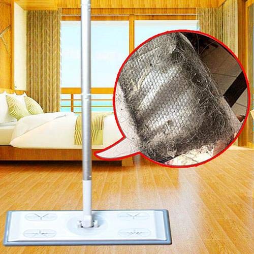 Afaneep Mop, Microfiber Flat Mop Electrostático Mop Paños de Piso Electrostáticos de Microfibra Desechables Cabello Limpio y Polvo Mopas de Limpieza para Suelo Baldosas de Cerámica y Muchos Más