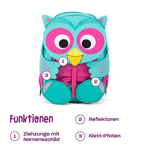 Affenzahn Mochila Para Niños de 3 a 5 Años en El Jardín de Infancia - Olina Owl