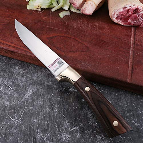 Afilado Cuchillo Chef 7Cr17 inoxidable de 6,5 pulgadas forjado hecho a mano de múltiples funciones del cuchillo de cocina turca Chef de deshuesar Cuchillo for la carne chef (Color : HZ 7T03 1Piece)