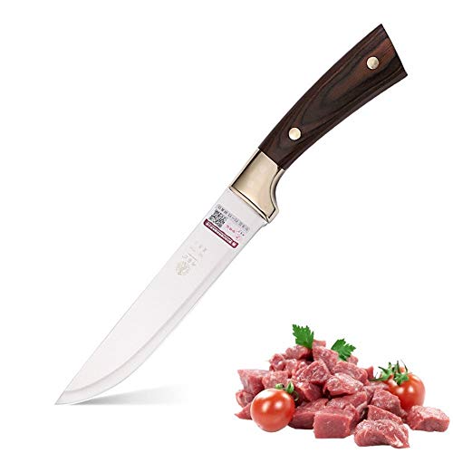 Afilado Cuchillo Chef 7Cr17 inoxidable de 6,5 pulgadas forjado hecho a mano de múltiples funciones del cuchillo de cocina turca Chef de deshuesar Cuchillo for la carne chef (Color : HZ 7T03 1Piece)