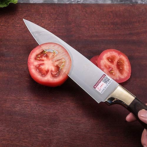 Afilado Cuchillo Chef 7Cr17 inoxidable de 6,5 pulgadas forjado hecho a mano de múltiples funciones del cuchillo de cocina turca Chef de deshuesar Cuchillo for la carne chef (Color : HZ 7T03 1Piece)