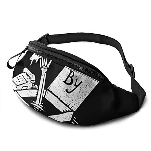 Ahdyr by Pizza Belt Bag13.7 x 5.5 Pulgadas Riñoneras Unisex para Correr Riñonera Informal de Moda, y también está Equipada con un Conector para Auriculares