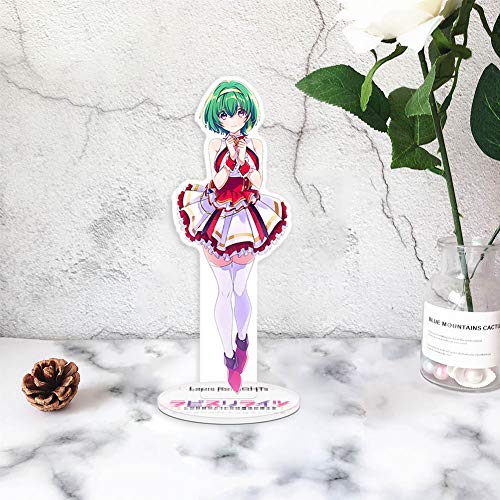 Ailin Online Lapis Re:LiGHTs Figuras de anime con soporte de escritorio para decoración del hogar y la oficina, regalo coleccionable, 8.3 pulgadas (Lynette)