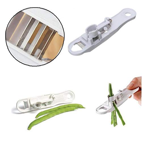 Aisoway Verduras Green Bean Runner Slicer Cortador De Múltiples Funciones Vegetales Stringer, Removedor Peeler