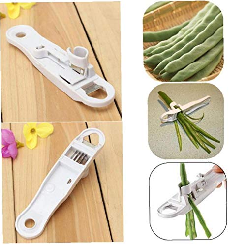 Aisoway Verduras Green Bean Runner Slicer Cortador De Múltiples Funciones Vegetales Stringer, Removedor Peeler