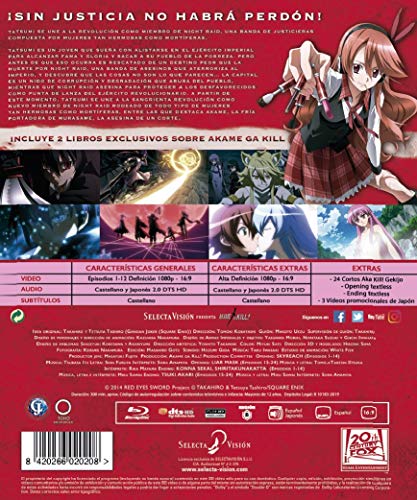 Akame Ga Kill Serie Completa Blu-Ray [Blu-ray]