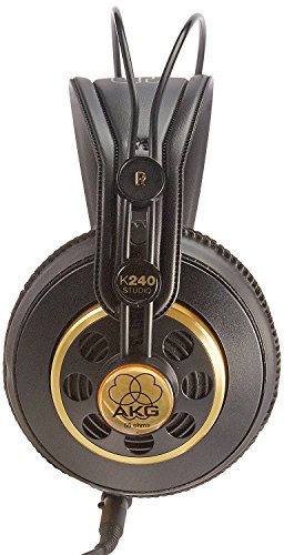 AKG K240 Studio - Semi Open - Auriculares profesionales, 6.00 x 9.20 x 6.00 pulgadas, negro