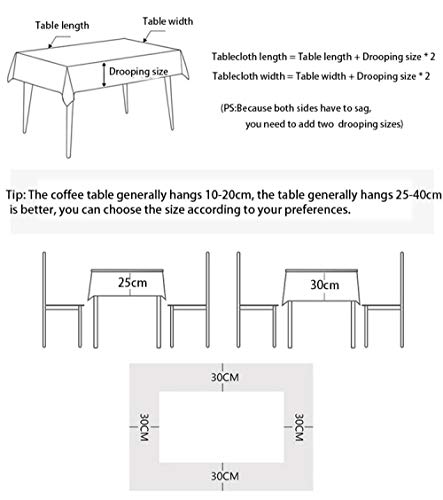 AKSHOME Mantel Desechable Resistente al Agua a Prueba de Aceite PVC Vidrio Suave Grueso de 1.5mm Hogar Nórdico Mantel Tapete de Mesa de Café Transparente 1.5mm 90X160cm（35.4X62.9inches）