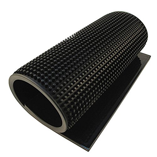 Alfombrilla de servicio de barra de goma, tapete de secado de silicona antibacteriano, apto para lavavajillas, resistente al calor, pvc, negro, 11.7 IN x 17.5 IN