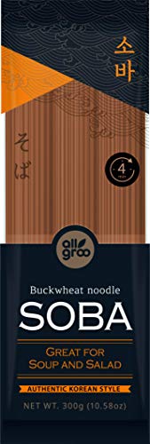 Allgroo (Almho) Fideos Estilo Coreano Con Harina De Alforfón (Soba) 300 g