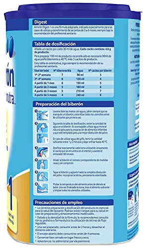 Almiron advance pronutra digest 1 polvo 800, unisex