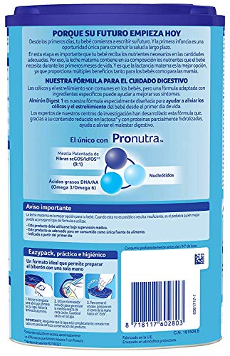 Almiron advance pronutra digest 1 polvo 800, unisex