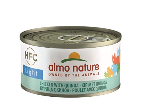 Almo Nature HFC - Lote de 24 Platos de 70 g para Comida húmeda con Pollo y Quinoa