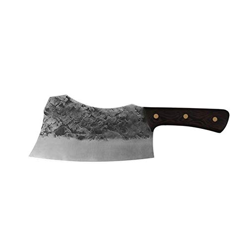 Alta calidad De cortar cuchillo de carnicero Nakiri Chopper cuchillo forjado china camping cocinero del cuchillo hecho a mano lleno de la espiga del cuchillo del cocinero rodajas Nakiri cuchillo