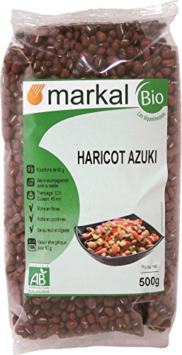 Alubias Azuki Rojas - Judías Azuki - Alubias rojas - Azuki Biologico - Frijoles Azuki | 500g | Markal