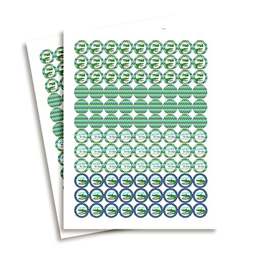 AmandaCreation - Etiquetas adhesivas para fiesta de cumpleaños, 300 círculos, tamaño 1,9 cm, ideal para regalos de fiesta, sobres y bolsas de regalo