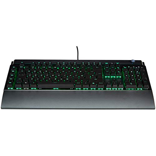 AmazonBasics - Teclado mecánico programable para juegos de ordenador | retroiluminación LED RGB, teclado español - ES (QWERTY)