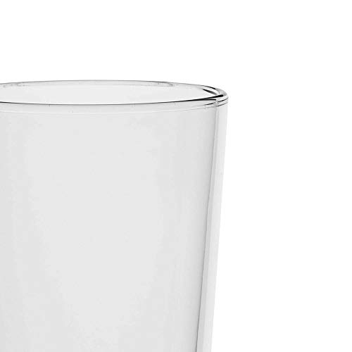 AmazonCommercial Highball Drinking Glasses, Barware Glass Tumbler, 12.5 oz., Set of 8