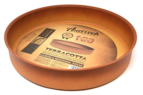 Amercook Set 2 Cazuelas Horno Terracotta (26 y 30 cm)