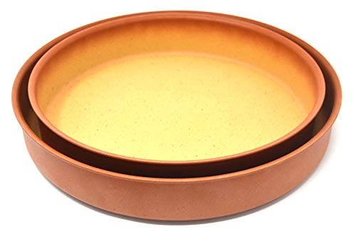 Amercook Set 2 Cazuelas Horno Terracotta (26 y 30 cm)