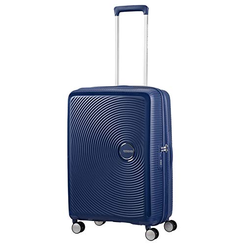 American Tourister - Soundbox Spinner Expandible, 77cm, 97/110 L - 4.2 KG, Azul (Midnight Navy)