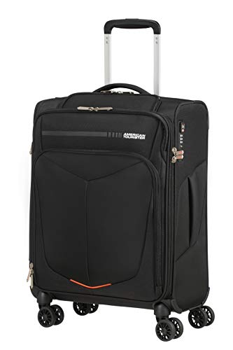 American Tourister Summerfunk Equipaje de Mano, 55 centimetros, 39.5 litros, Negro (Black)