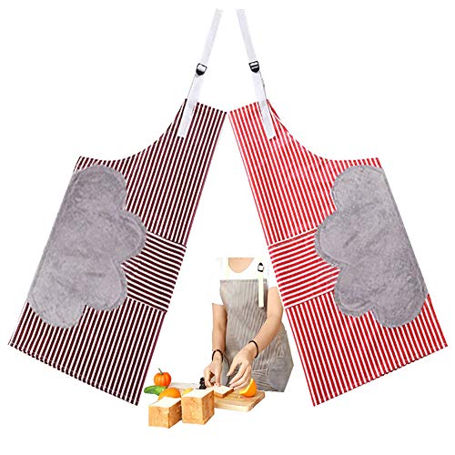 AN Delantal,Delantal Cocina,Delantal Camarero,Delantal Impermeable,Mano Borrable Impermeable A Prueba de Aceite Hornear Ropa de Cocina Delantal de Cocina Adulto Mujer Hombre Chef Delantal